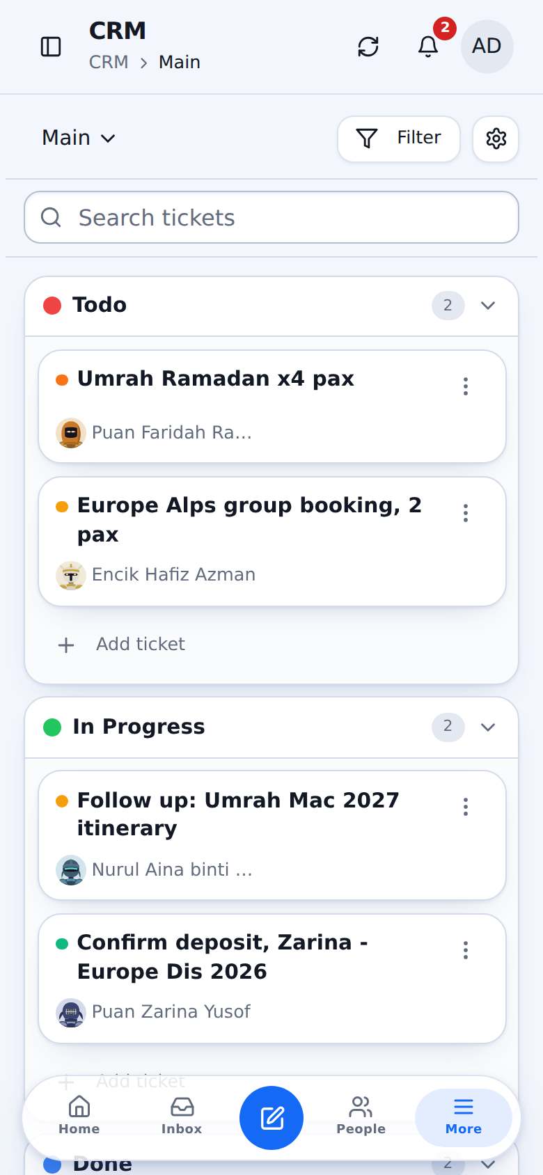 Sejauh mana setiap lead sampai, bukan sekadar di mana mereka sekarang
