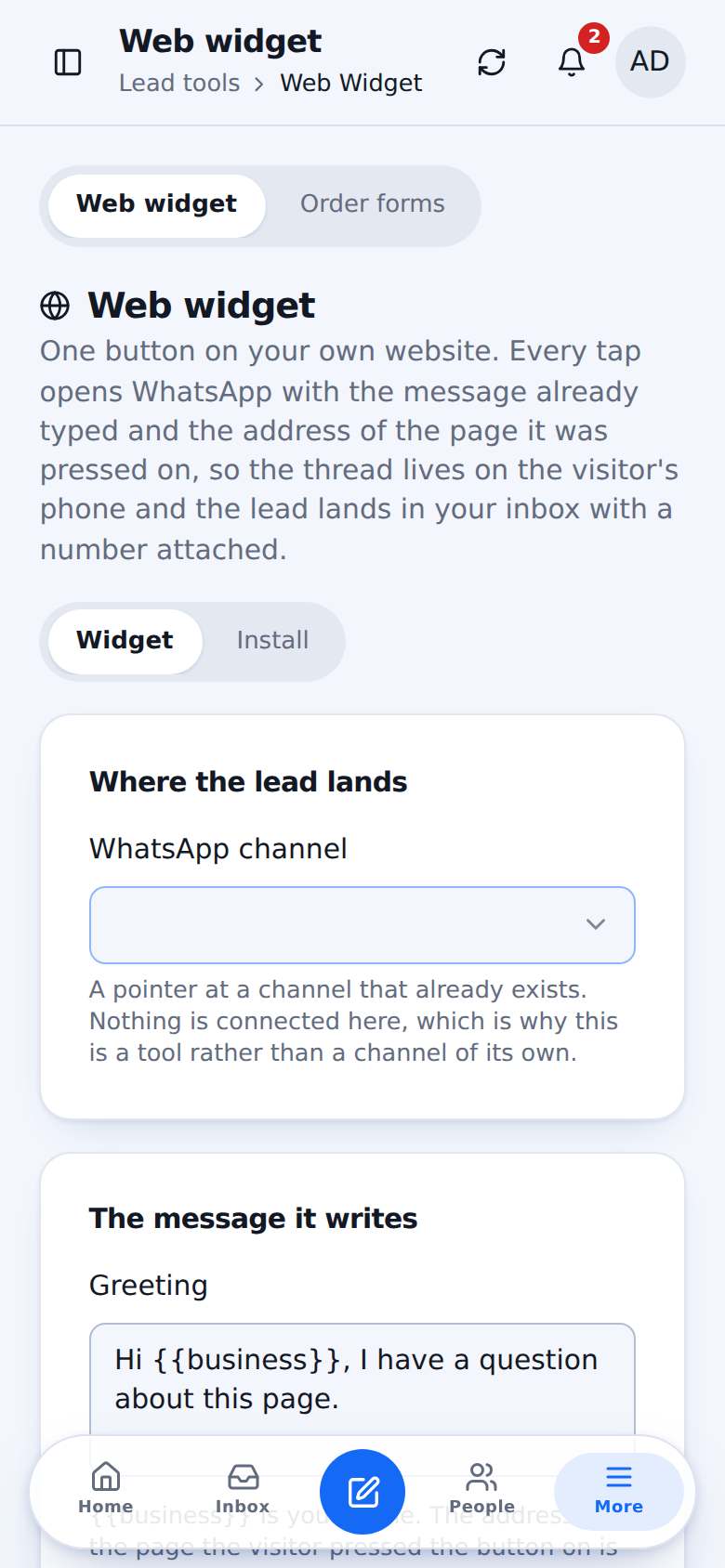 Satu button, semua channel