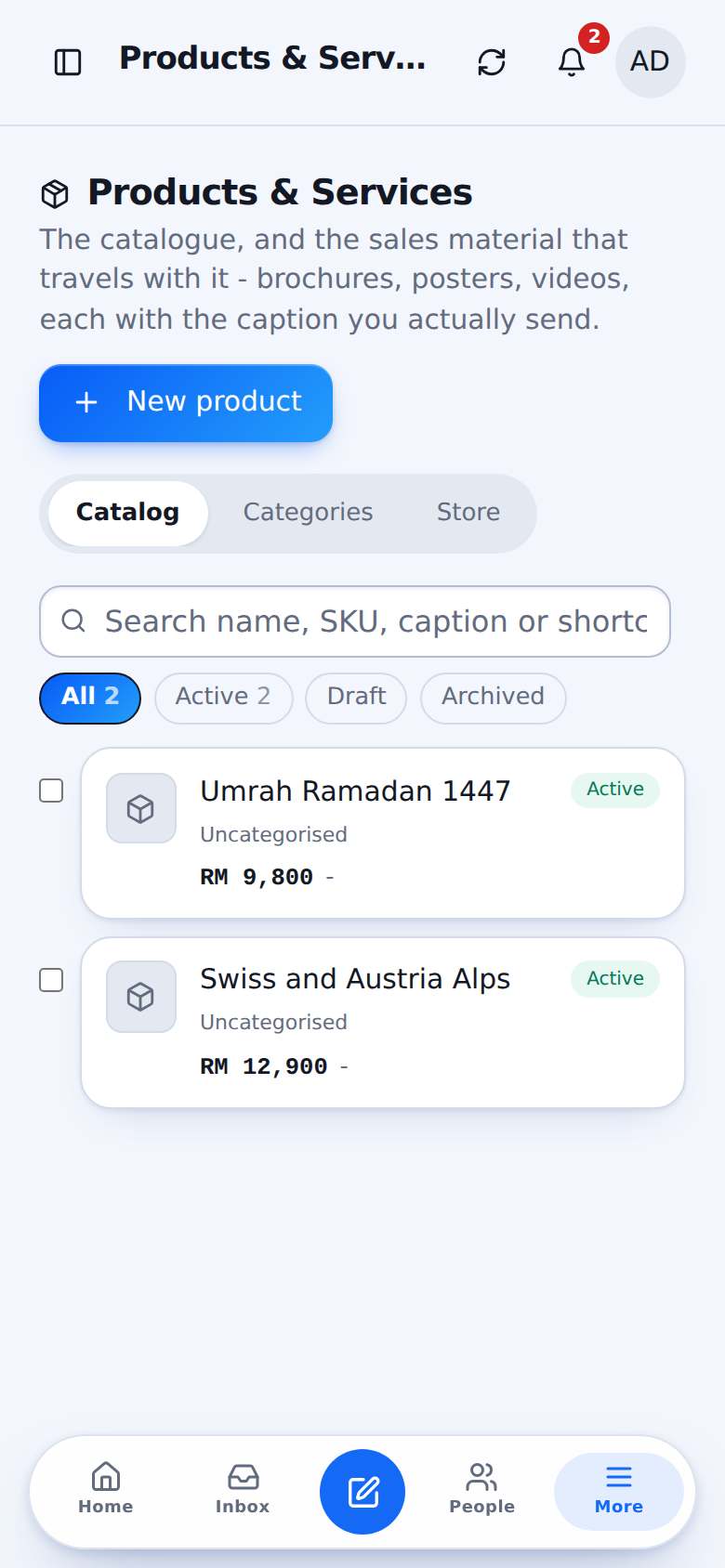 Produk anda, sedia untuk dihantar