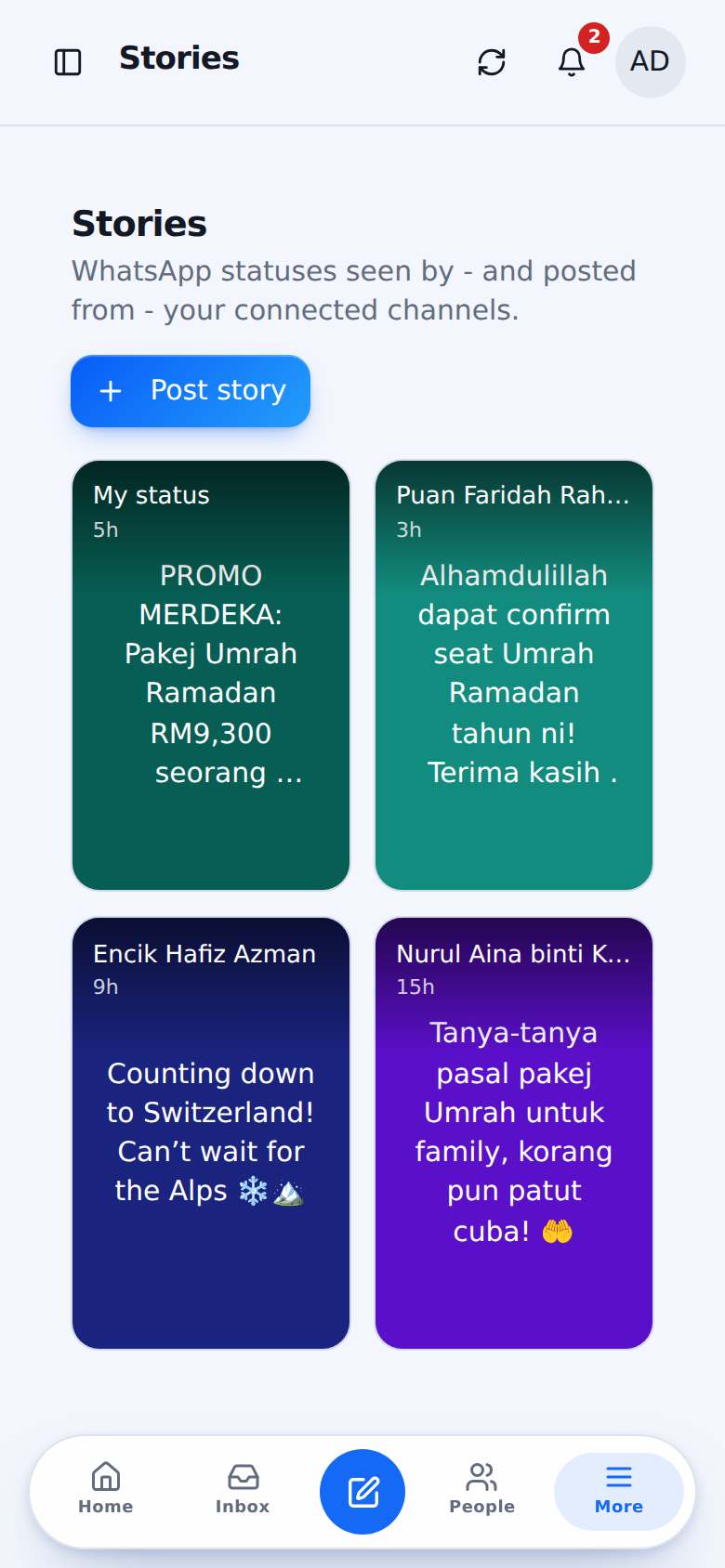 Comment "PRICE", dapat price list dalam DM
